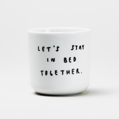 Tasse 'Let's Stay In Bed Together' Yahya Studio