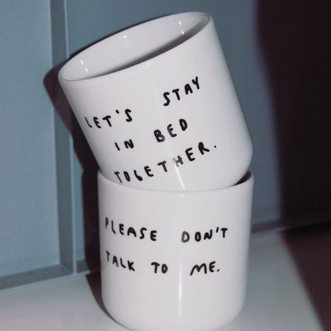 Tasse 'Let's Stay In Bed Together' Yahya Studio