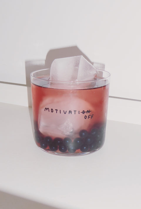 Glas 'Motivation' – 350ml Yahya Studio