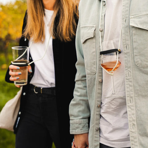 Weinglashalter 'Aperol' – orange HängOver