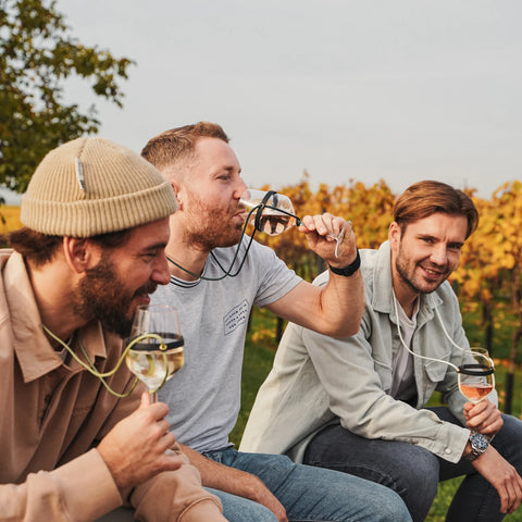 Weinglashalter 'Aperol' – orange HängOver