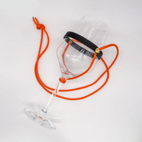 Weinglashalter 'Aperol' – orange HängOver
