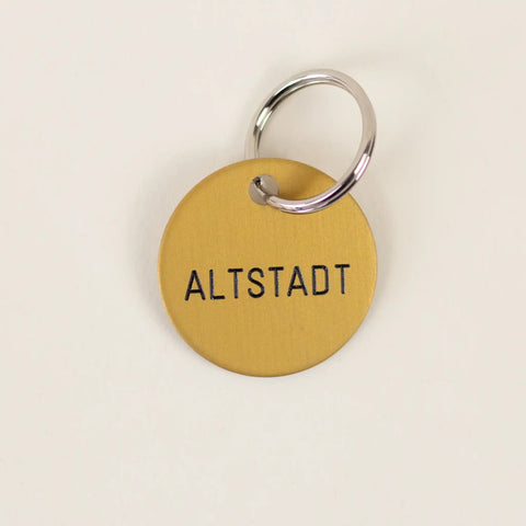 Schlüsselanhänger 'Altstadt' gold Familie von Quast