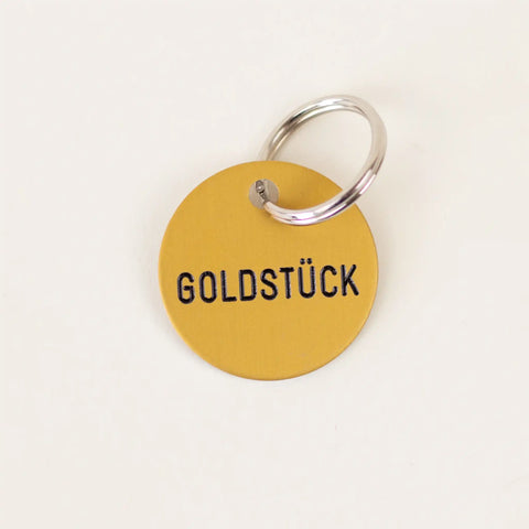 Schlüsselanhänger 'Goldstück' Familie von Quast