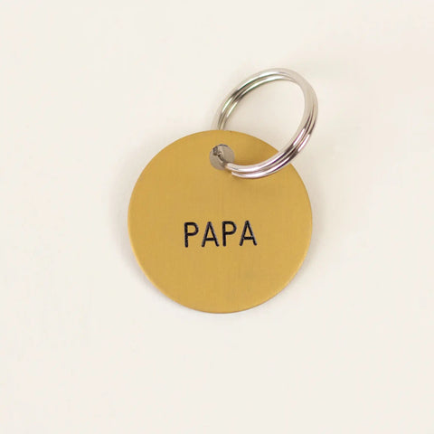 Schlüsselanhänger 'Papa' Familie von Quast