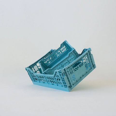Stapelbare Klappkiste 'Ocean Blue'