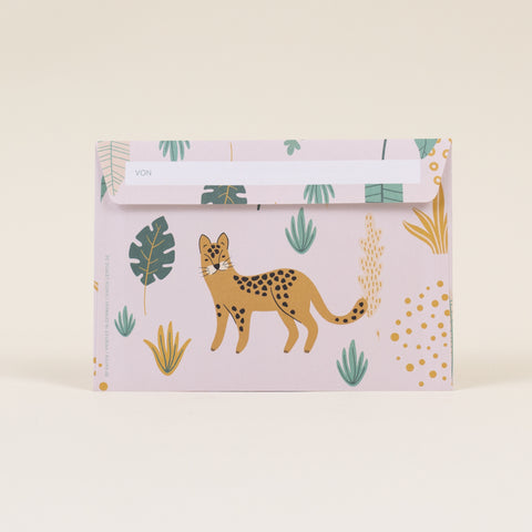 Briefumschlag 'Leopard' Hafen