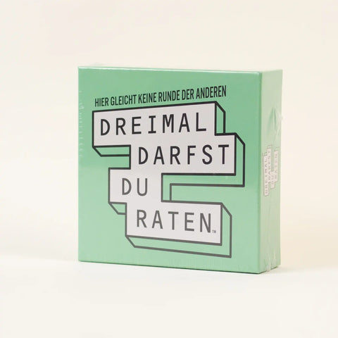 Spiel 'Dreimal darfst du raten'