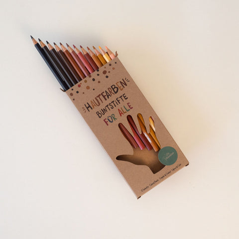 Hautfarben Buntstifte für alle Hautfarben