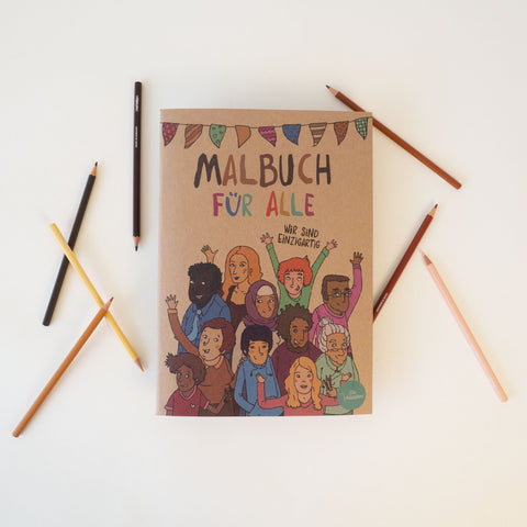 Hautfarben Buntstifte für alle Hautfarben