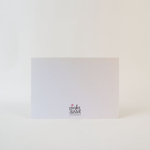 Print DIN A4 'queer' pinke distel