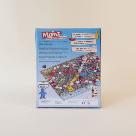 Spiel 'Mainz aus dem Häuschen' pinke distel