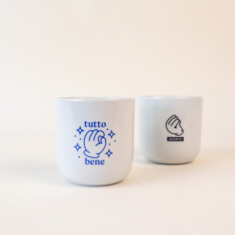 Porzellanbecher 'Tutto Bene' studio ciao