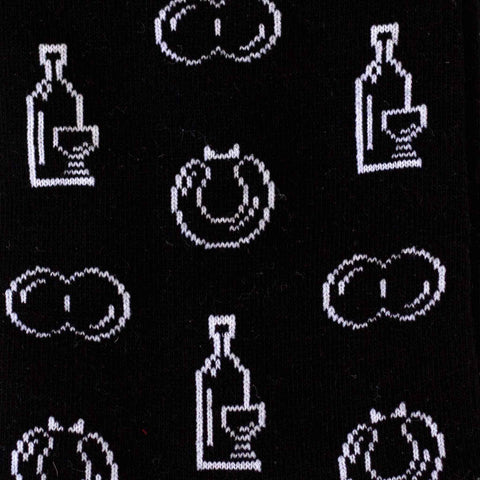 Socken 'Weck, Worscht & Woi' – schwarz M1 Streetwear
