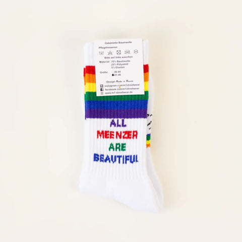 Tennissocken 'Regenbogen' M1 Streetwear