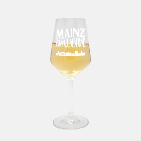 Weißweinglas 'Mainz am Wein'