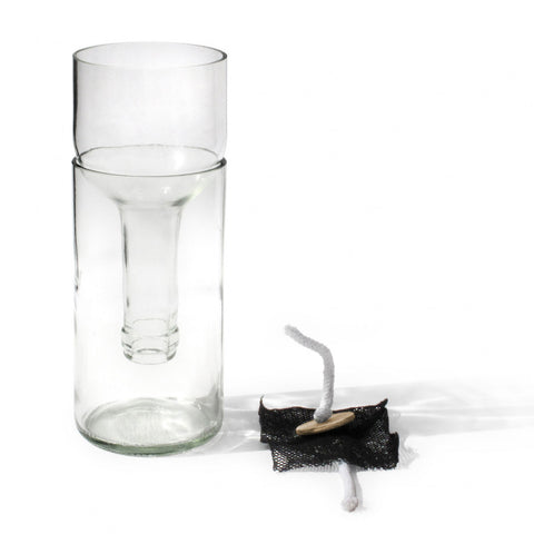 Self Watering Bottle 'klar' side by side