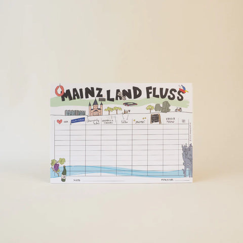 Spielblock 'Mainz, Land, Fluss' / LIEBS.CO