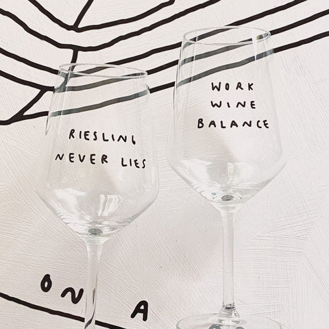 Weißweinglas 'Work Wine Balance' edition selekkt