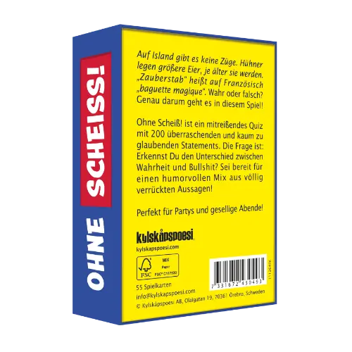 Spiel 'Ohne scheiss'