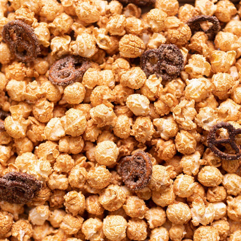 Popcorn 'Weiße Schokolade Salzbrezn' Popkornditorei Knalle