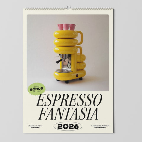 Kalender 'Espresso Fantasia' – 2026 edition selekkt
