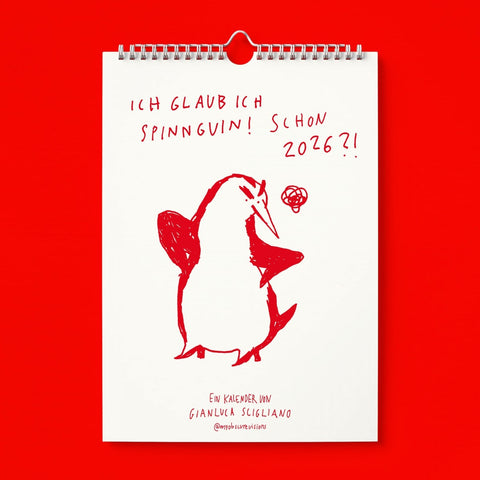 Kalender 'Ich glaub ich Spinnguin! Schon 2026' edition selekkt