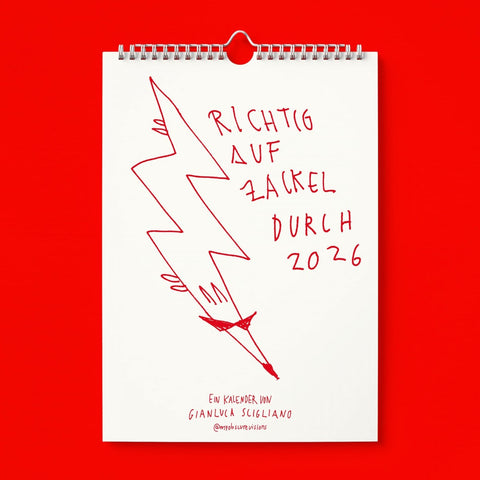 Kalender 'Richtig auf Zackel durch 2026' edition selekkt