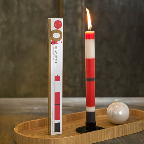 Grußkerze 'O du fröhliche' not the girl who misses much