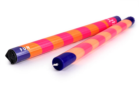 Geometric Kerze 'Fun' not the girl who misses much