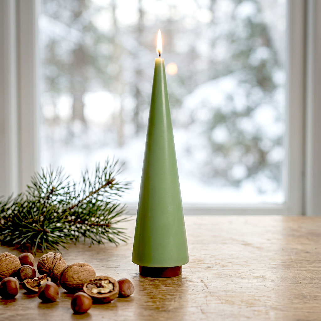 Kerze 'Candle Tree Big' – Salbei