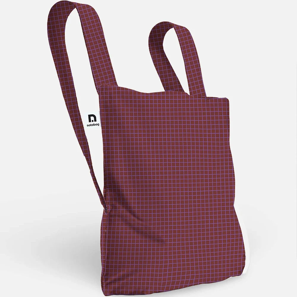 2in1 Bag & Backpack 'Plum Please' Notabag