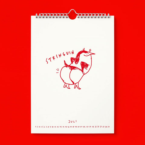 Kalender 'Ich glaub ich Spinnguin! Schon 2026' edition selekkt