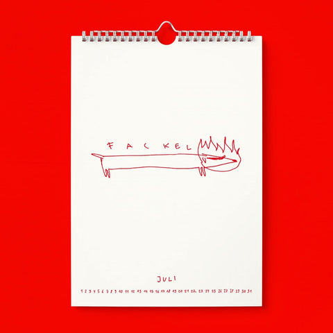 Kalender 'Richtig auf Zackel durch 2026' edition selekkt