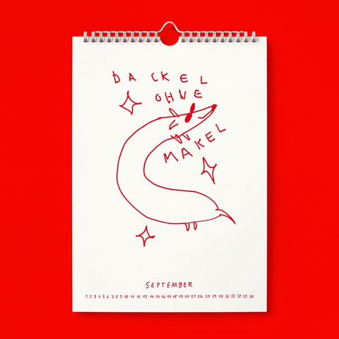Kalender 'Richtig auf Zackel durch 2026' edition selekkt