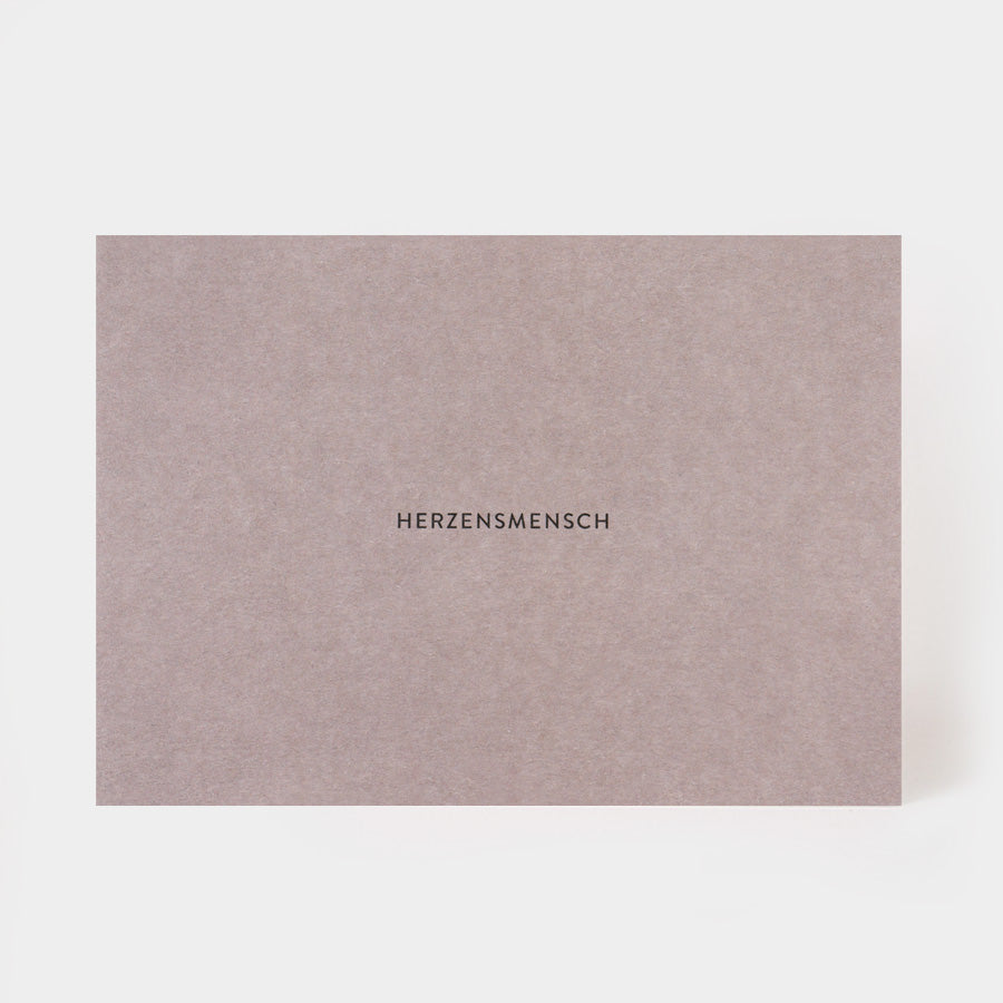 Postkarte 'Herzensmensch' kartenmarie