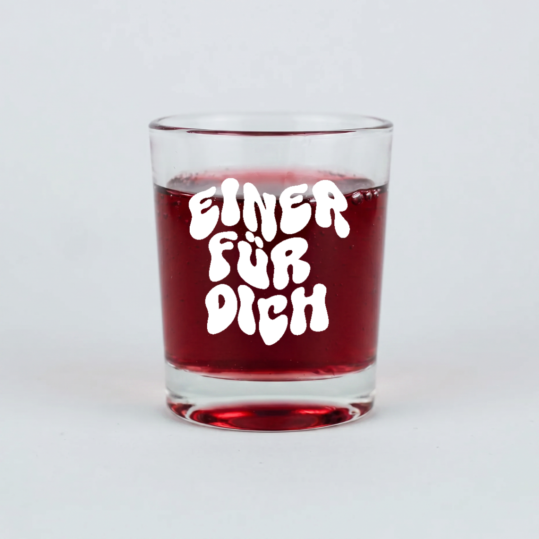 Schnapsglas-Set "Einer für dich. Einer für mich." Kneipenhorst