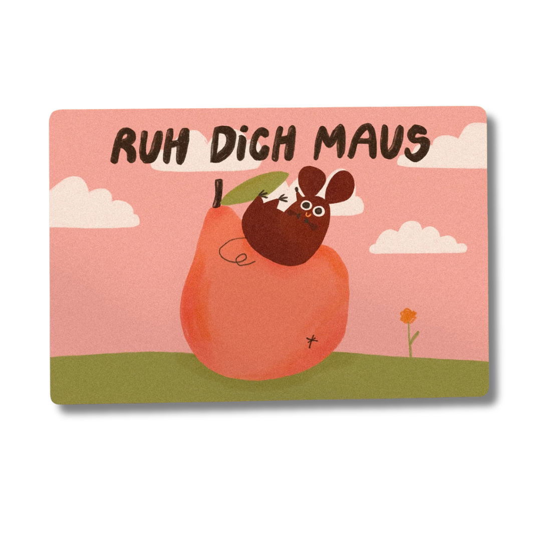 Frühstücksbrettchen 'Ruh dich Maus' Slinga
