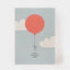 Postkarte 'Hoch sollst du leben' – Luftballon