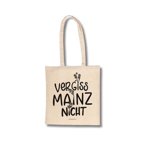 Jutebeutel 'Vergiss Mainz Nicht' – natur pinke distel
