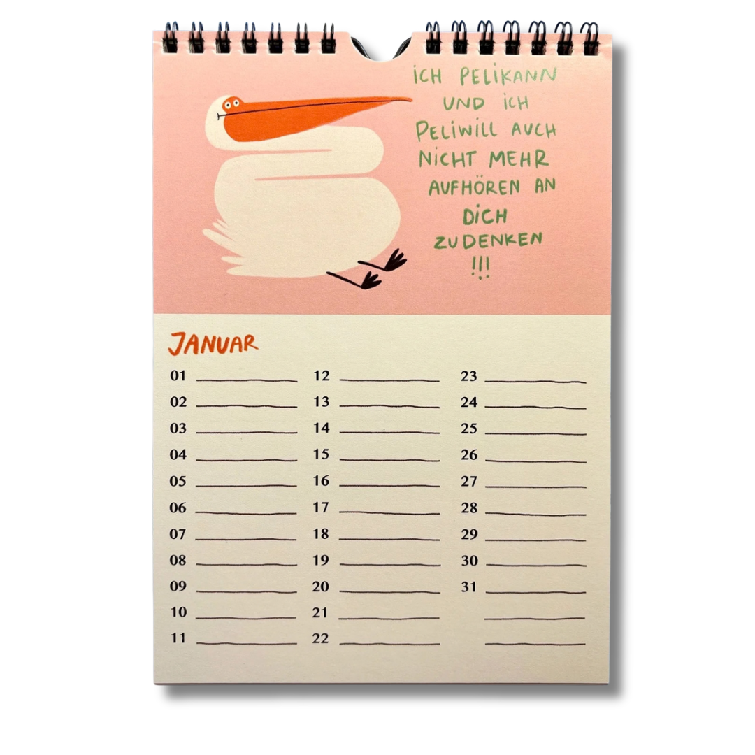 Der Gans Liebe Vogelkalender Slinga