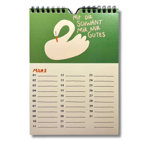 Der Gans Liebe Vogelkalender Slinga