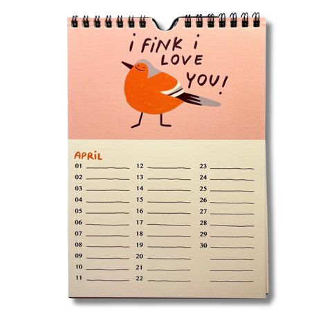 Der Gans Liebe Vogelkalender Slinga