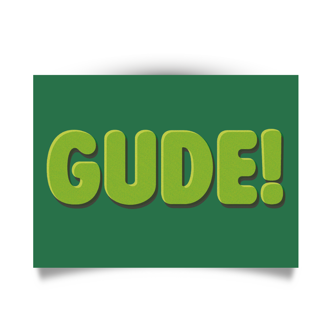 Postkarte 'Gude' LIEBS.CO
