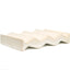 Seifenschale 'Rocky M' – white/Weiß & Beige