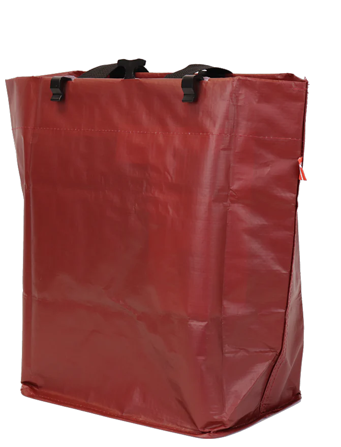 Fahrradtasche 'Einfach bordeauxrot' Cobags