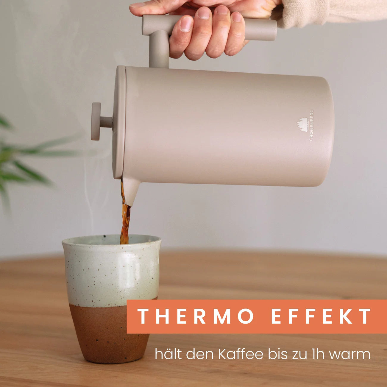 Edelstahl French Press – earth Grønenberg