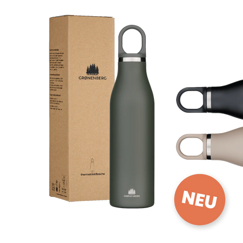 Edelstahl Trinkflasche Thermo – forest 750ml Grønenberg