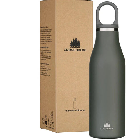 Edelstahl Trinkflasche Thermo – forest Grønenberg