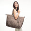 Tote Bag Large 'Oyster' – Monochrome Edition